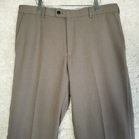 Peter Millar Wicking Pants Men 36 x 30 Green Trousers Straight Leg Golf Golfing - Picture 2 of 12